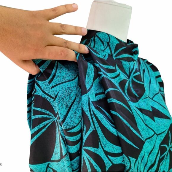 TJW by Mervyn's Vintage 80s 90s Secretary Greek Style Button Down Shirt Size 12 - Picture 10 of 16